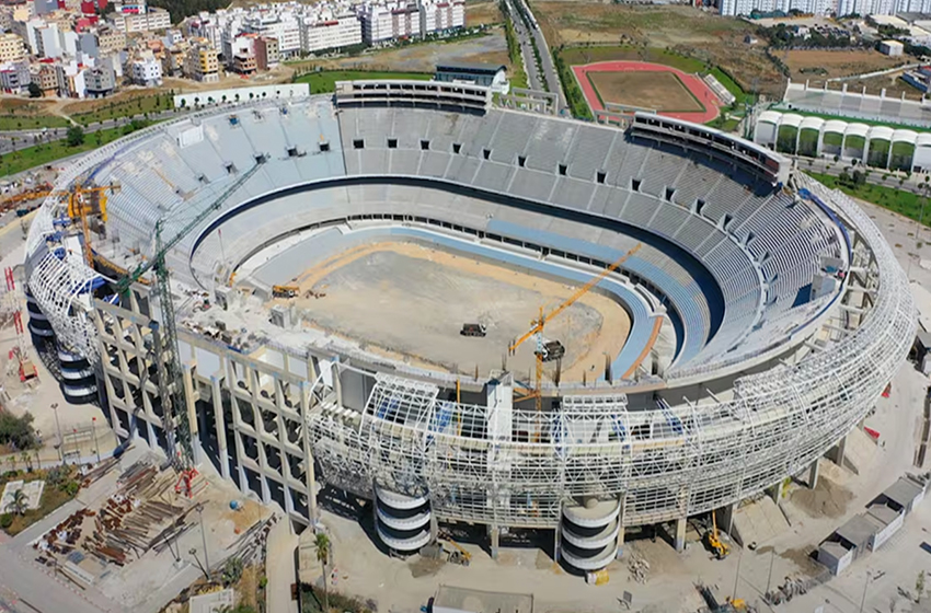 Réunion de suivi des travaux d’aménagement du Grand stade de Tanger