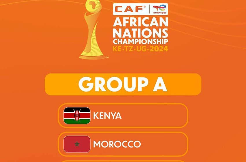 CHAN 2024: Le Maroc dans le groupe A aux côtés du Kenya