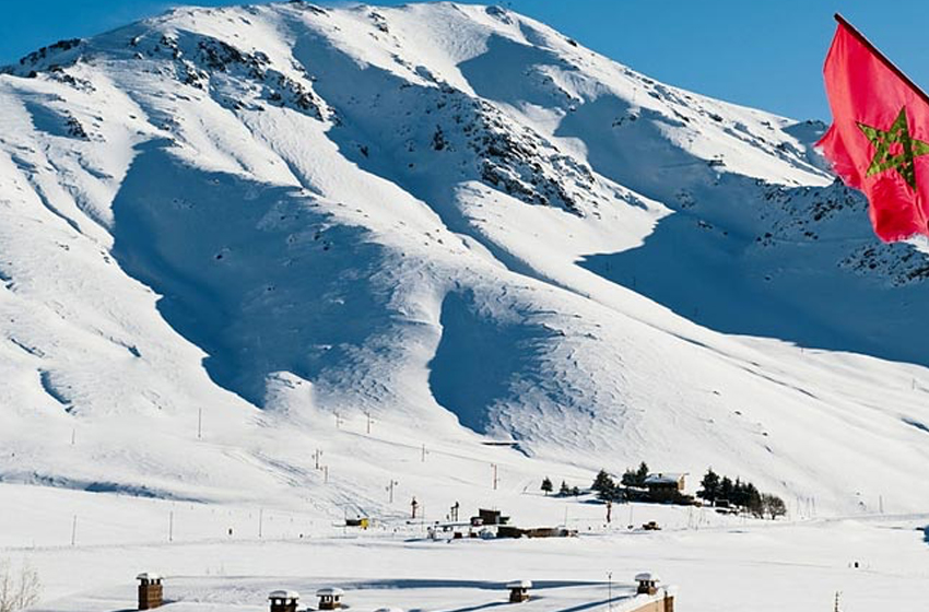 La station de ski d’Oukaïmedem retrouve sa splendeur avec les premières chutes de neige