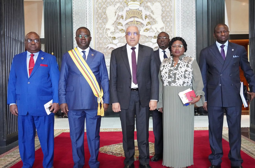 Rabat: Le premier vice-président de la Chambre des représentants s’entretient avec le président du parlement de la CEMAC