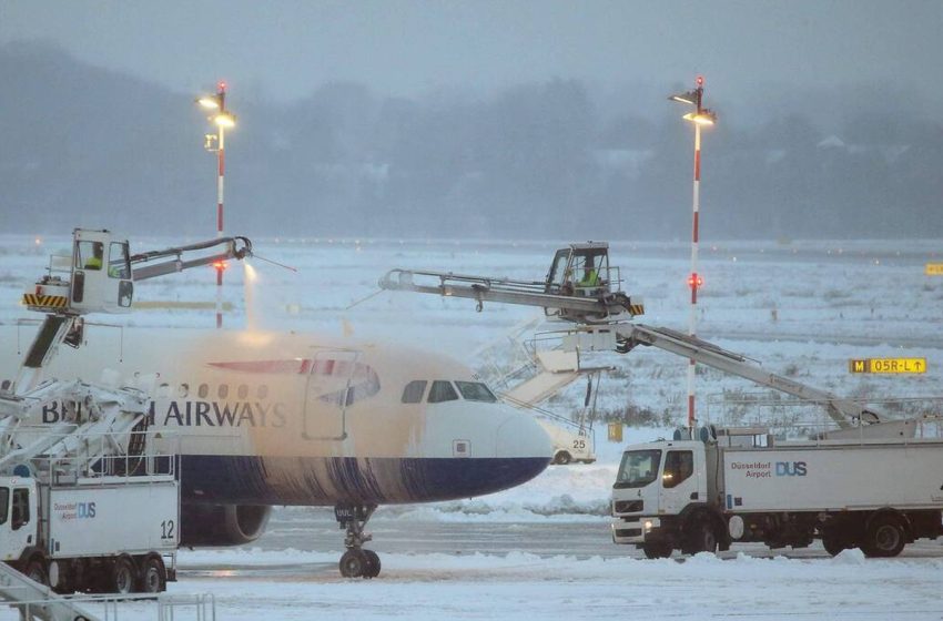 Intempéries: Plusieurs vols annulés à Francfort, perturbations dans d’autres aéroports allemands