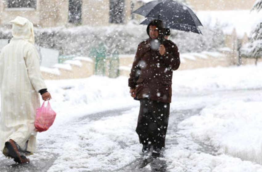 Chutes de neige et fortes pluies et rafales de vent de dimanche à lundi dans plusieurs provinces du Royaume (Bulletin d’alerte)