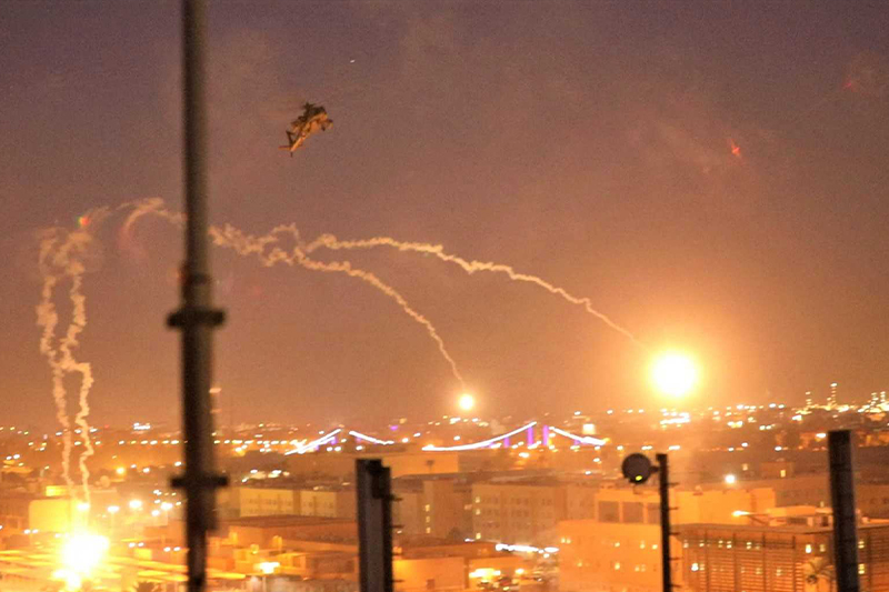  العراق : استهداف مطار بغداد ب6 صواريخ وإصابة طائرة مدنية