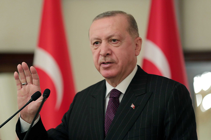 إردوغان يؤكد أن تركيا لن تعترف بأي إجراء يؤثر على