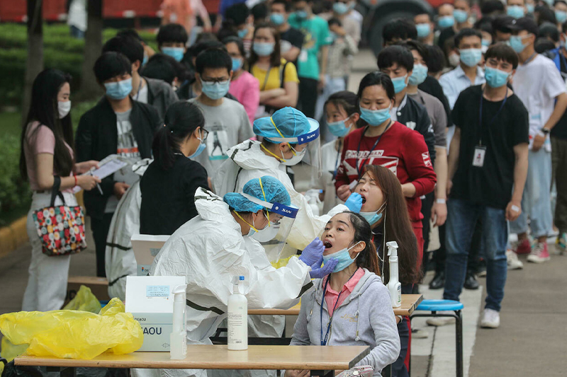  تسجيل أعلى مستويات الإصابة بفيروس كوفيد 19 بالصين