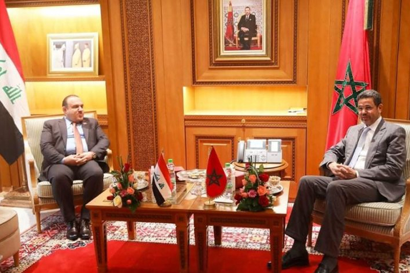  مباحثات السيد محمد عبد النباوي مع وزير العدل العراقي