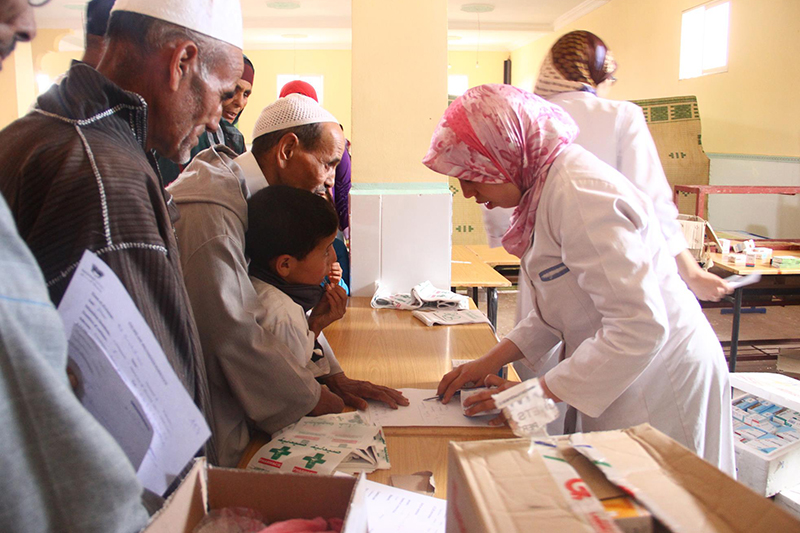 تنظيم قافلة طبية بالمركز الاستشفائي سيدي محمد بن عبد الله