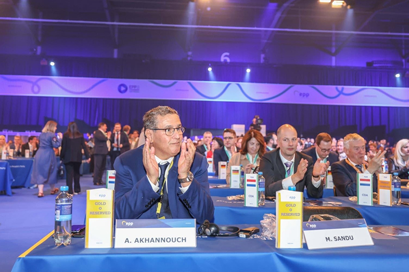  السيد أخنوش يشارك في مؤتمر حزب الشعب الأوروبي بروتردام