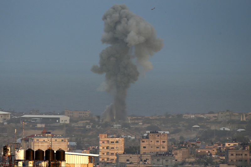  الجيش الإسرائيلي ينفذ ضربات على غزة