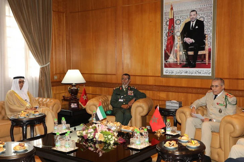  رئيس أركان القوات المسلحة لدولة الإمارات يزور المغرب
