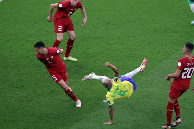  المنتخب البرازيلي يفوز على نظيره الصربي