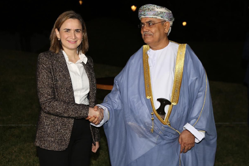  السيدة غيثة مزور تمثّل رئيس الحكومة في احتفال سفارة سلطنة عمان بالرباط بعيدها الوطني
