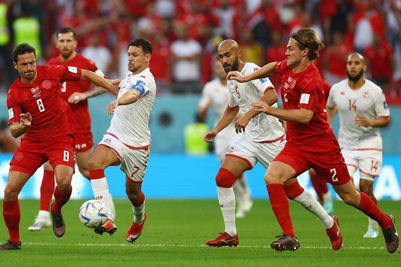  كأس العالم قطر 2022 : المنتخب التونسي يتعادل سلبياً مع نظيره الدنماركي
