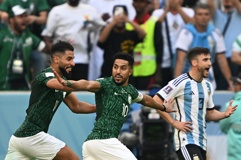 كأس العالم قطر 2022 : فوز تاريخي للمنتخب السعودي على