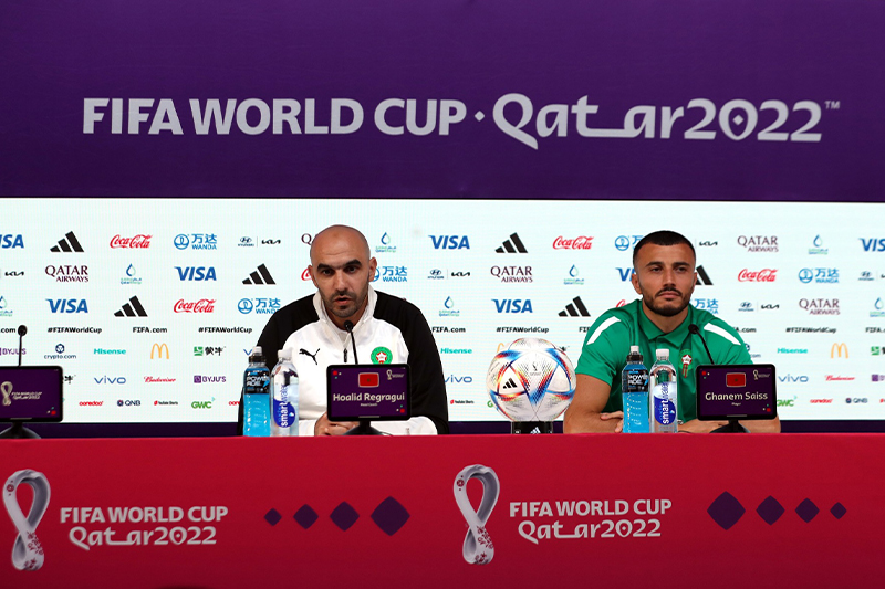 كأس العالم قطر 2022 : الندوة الصحافية للمنتخب المغربي قبل مواجهة كرواتيا