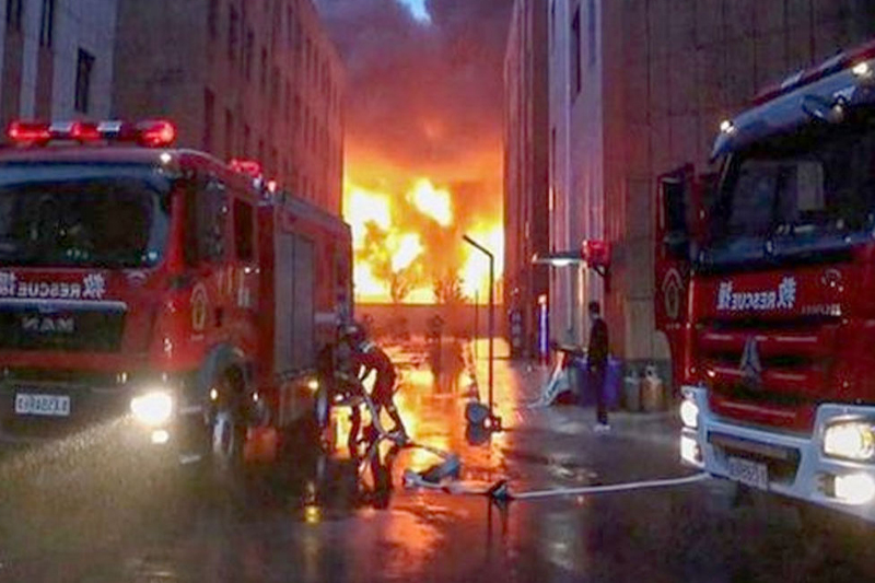  مصرع خمسة أشخاص جراء حريق بمبنى سكني بالصين