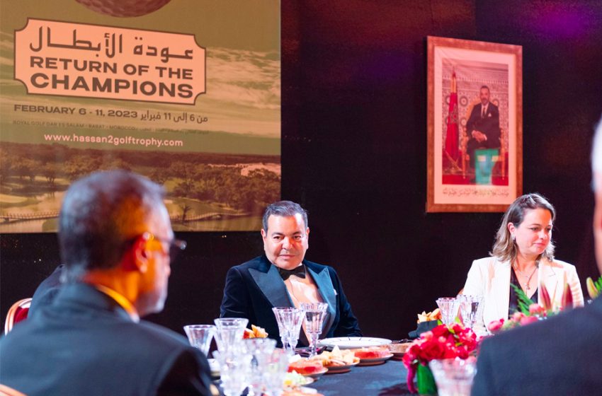 الأمير مولاي رشيد يترأس حفل عشاء أقامه جلالة الملك بمناسبة جائزة الحسن الثاني للغولف وكأس الأميرة للا مريم