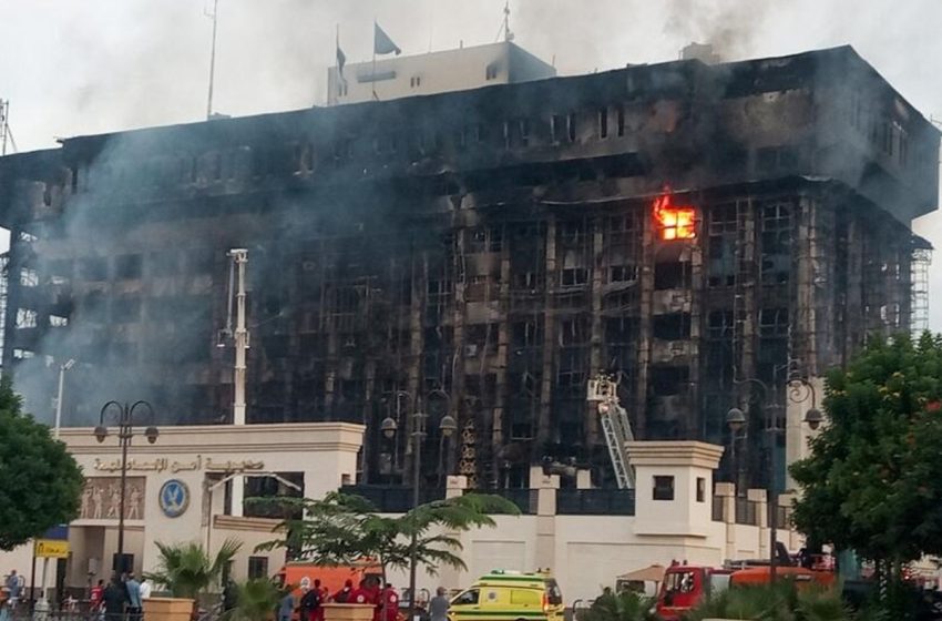  وزارة الصحة المصرية: إصابة 38 شخصا في حريق بمبنى مديرية الأمن بمحافظة الإسماعيلية
