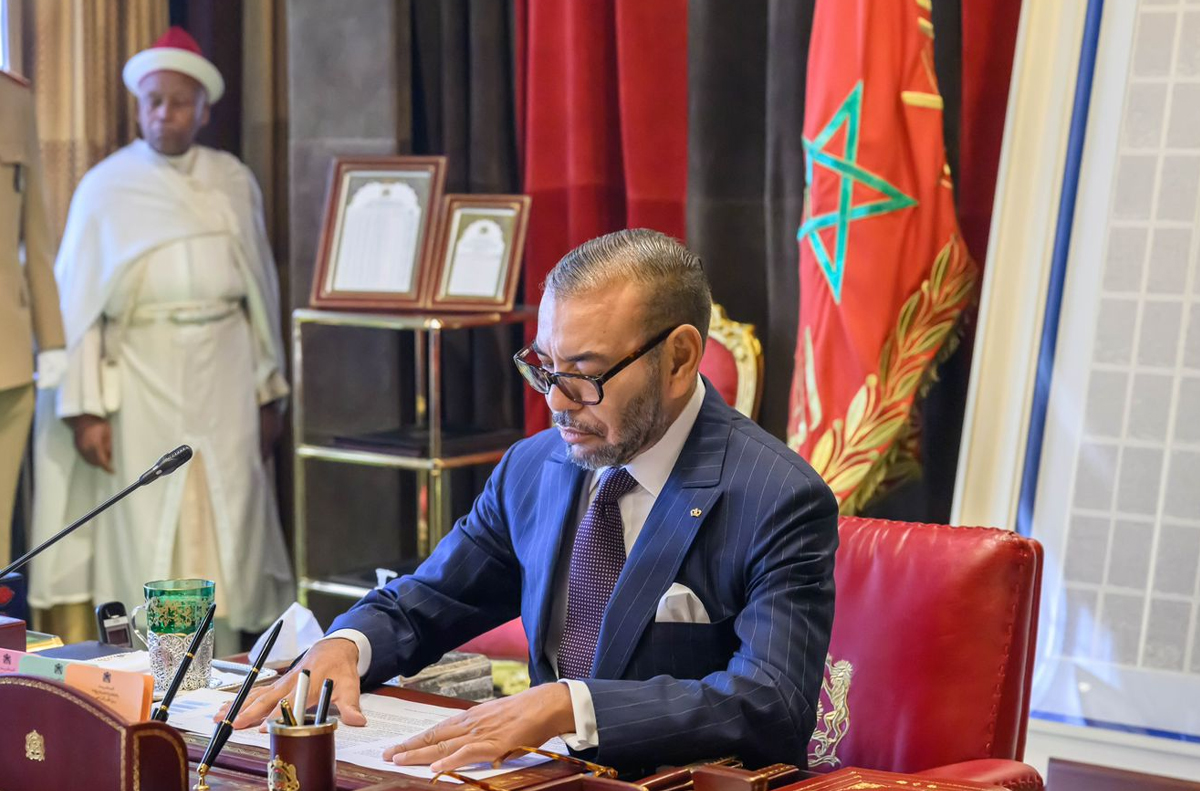 جلالة الملك يهنئ السيد محمد ولد الشيخ الغزواني بمناسبة إعادة انتخابه رئيسا لموريتانيا