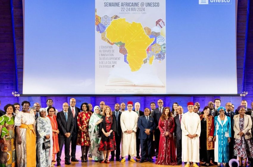 الأسبوع الإفريقي لليونسكو 2024: تنظيم حفل بهيج بألوان المغرب