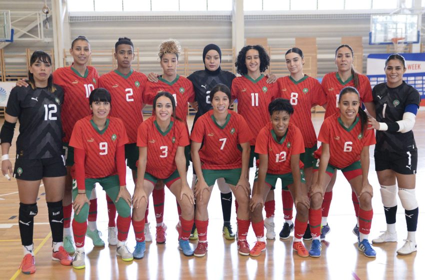  المنتخب المغربي النسوي داخل القاعة يفوز على نظيره لغرينلاند