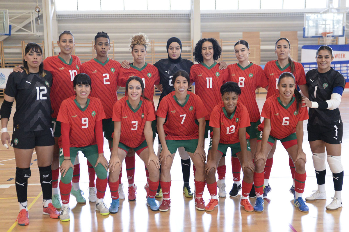 المنتخب المغربي النسوي داخل القاعة يفوز على نظيره لغرينلاند