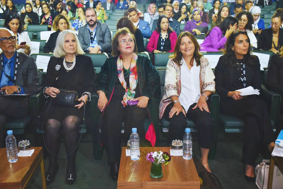 الوزراء العرب المشاركون في المؤتمر الدولي الأول حول اقتصاد الرعاية والحماية الاجتماعية يجتمعون بالرباط