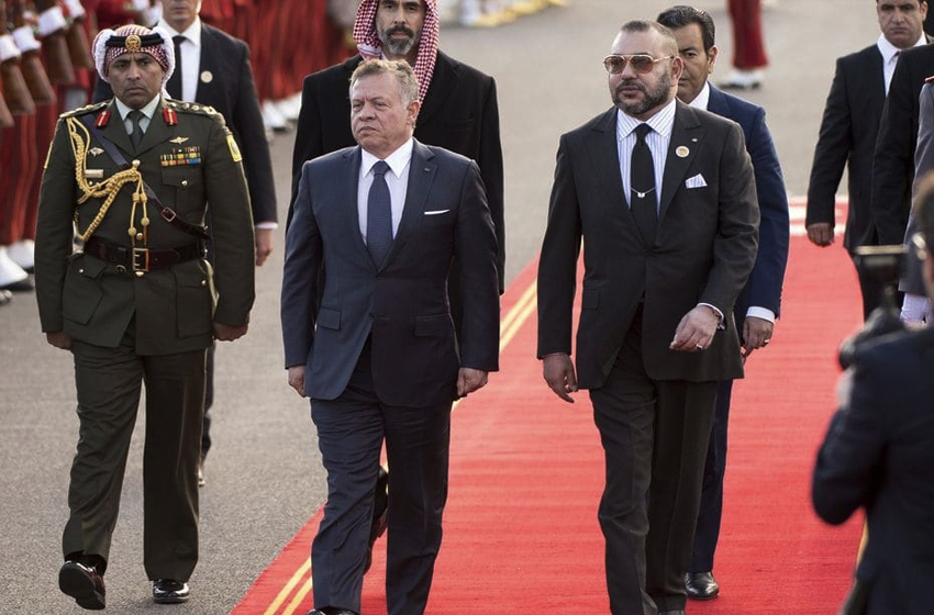 برقية تهنئة إلى جلالة الملك من العاهل الأردني بمناسبة عيد الأضحى المبارك
