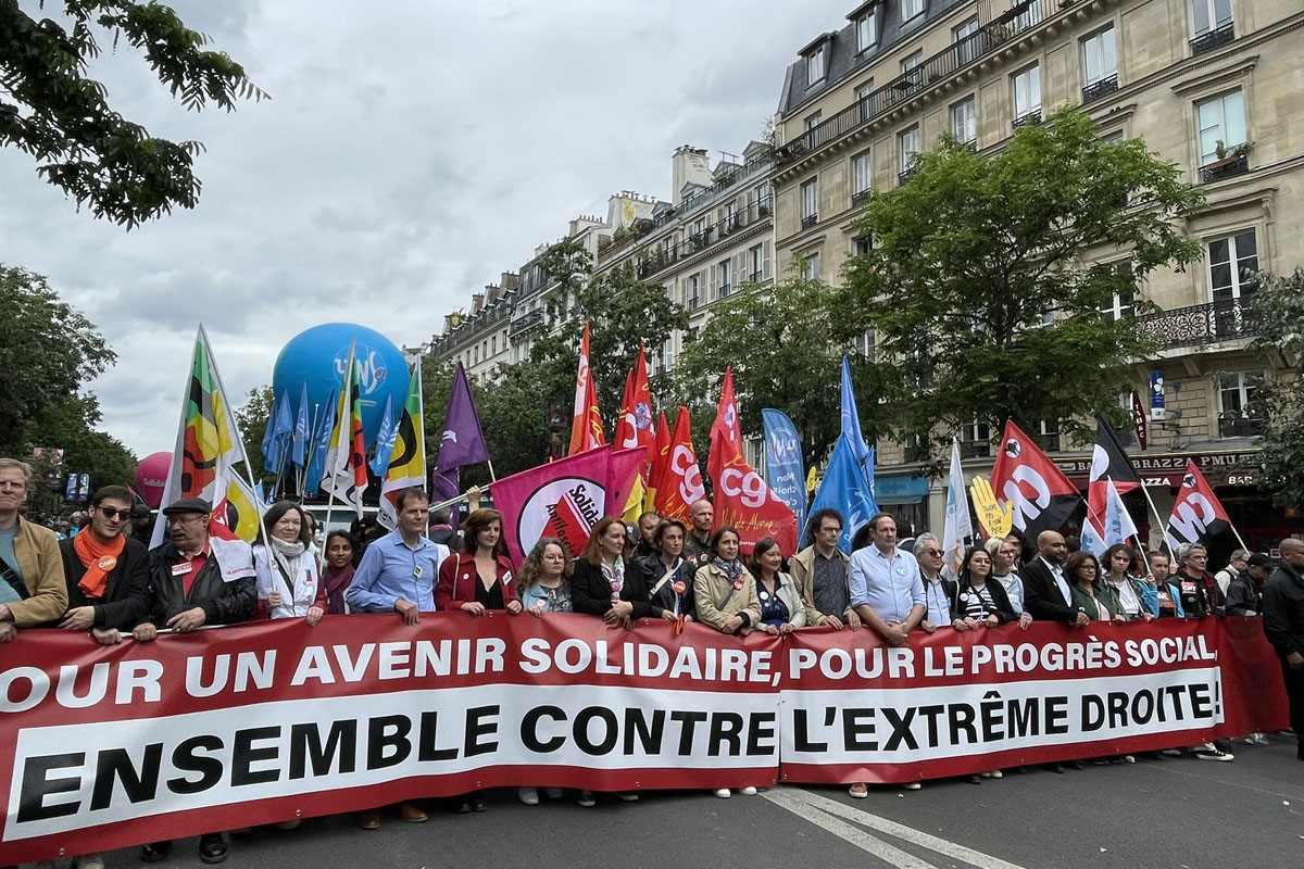 فرنسا: مظاهرات ضد اليمين المتطرف