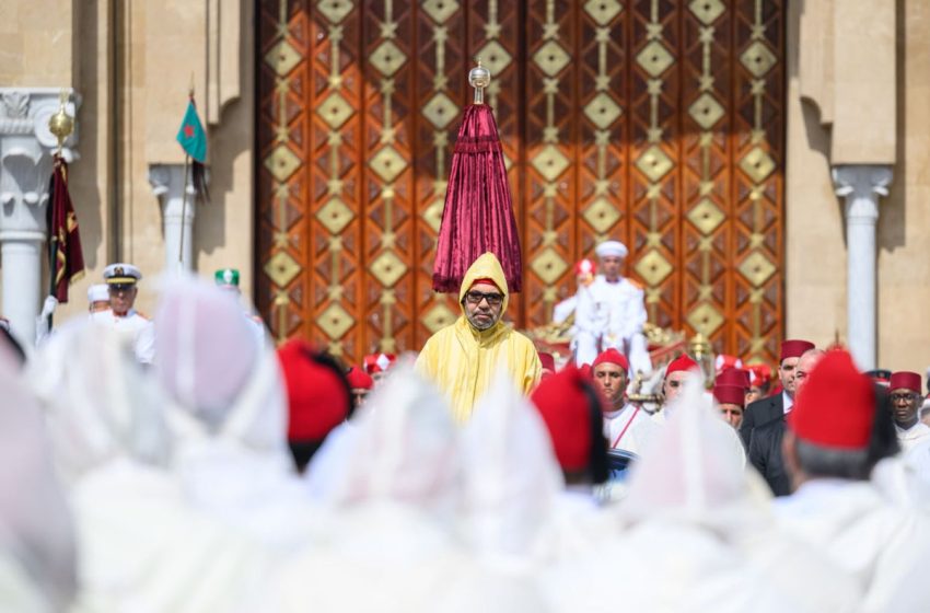  أمير المؤمنين جلالة الملك يترأس حفل الولاء بالقصر الملكي بتطوان