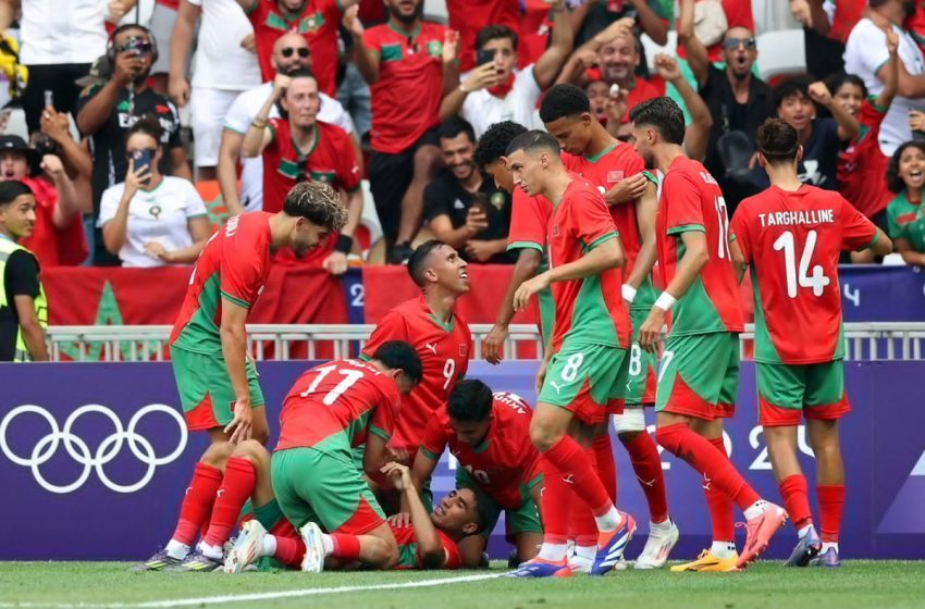  المنتخب المغربي الأولمبي يتخطى العراق ويتأهل لربع نهائي أولمبياد باريس 2024