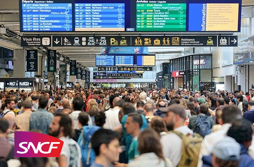 شبكة القطار فائق السرعة SNCF تتعطل بشدة بسبب (هجوم ضخم)