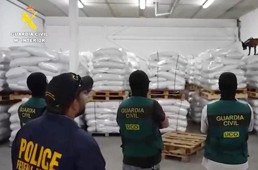 ميناء برشلونة: ضبط 4 أطنان من الكوكايين مخبأة في أكياس الأرز