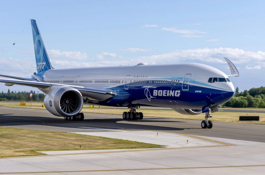شركة بوينغ تطلق رسميا عملية اعتماد طراز 777-9 في الولايات