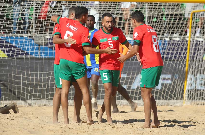 كأس أمم إفريقيا لكرة القدم الشاطئية (مصر 2024): المنتخب المغربي يفوز على مصر ويحرز الميدالية النحاسية