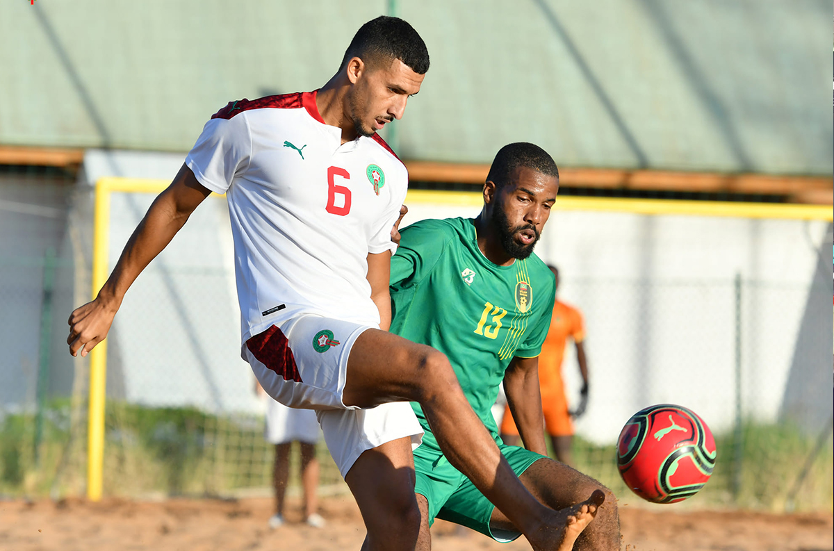 المنتخب المغربي لكرة القدم الشاطئية يفوز على موريتانيا